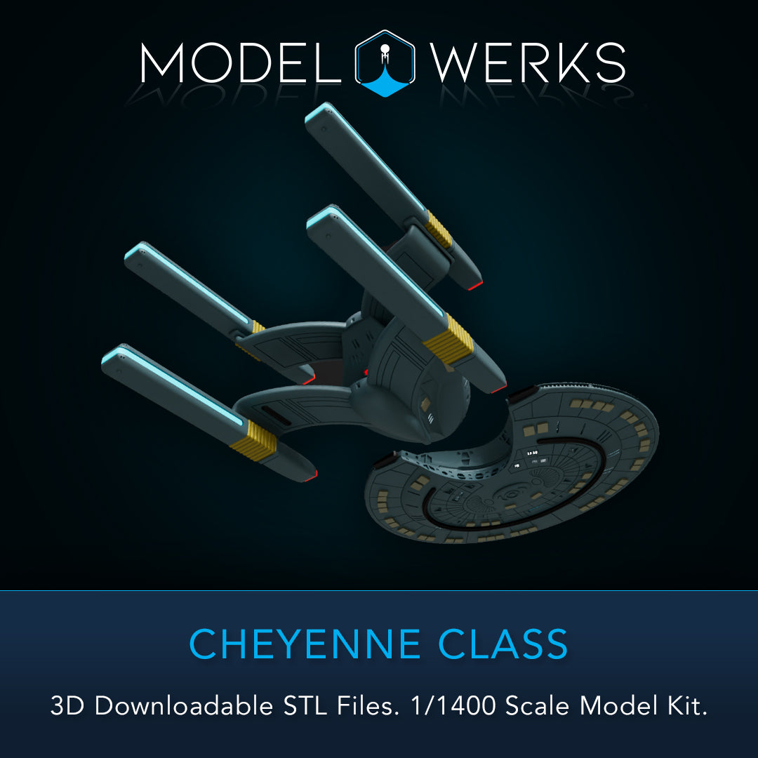 1/1400 Cheyenne Class STL File Download