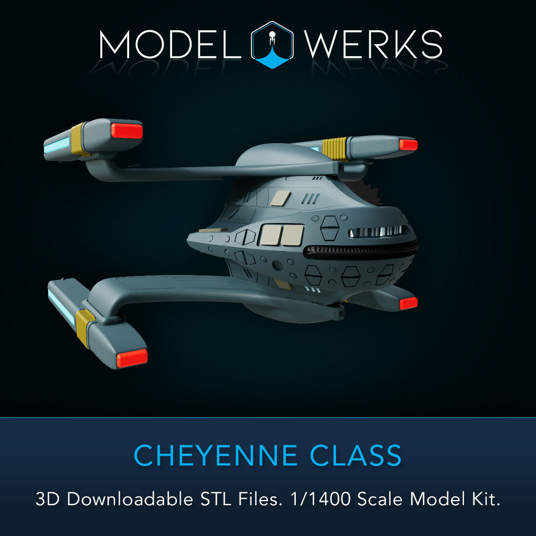 1/1400 Cheyenne Class STL File Download