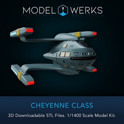 1/1400 Cheyenne Class STL File Download