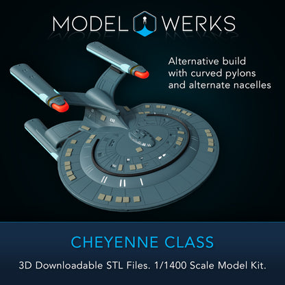 1/1400 Cheyenne Class STL File Download