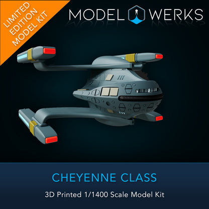 1/1400 Cheyenne Class 3D Printed Model Kit