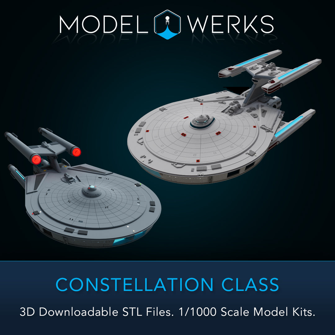 1/1000 Constellation Class STL File Download