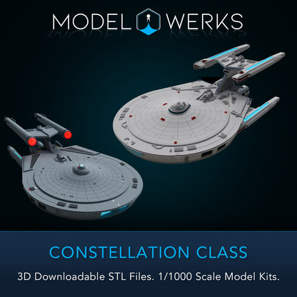 1/1000 Constellation Class STL File Download