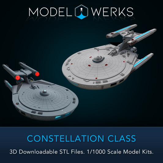 1/1000 Constellation Class STL File Download