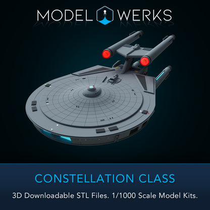 1/1000 Constellation Class STL File Download