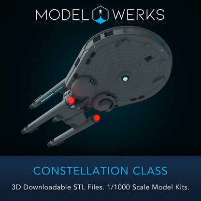 1/1000 Constellation Class STL File Download