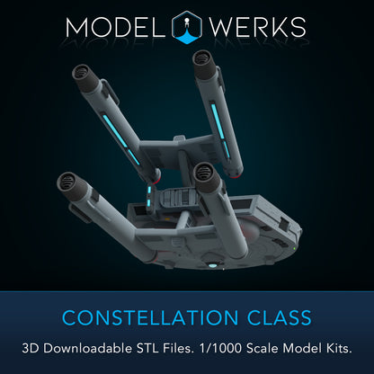 1/1000 Constellation Class STL File Download