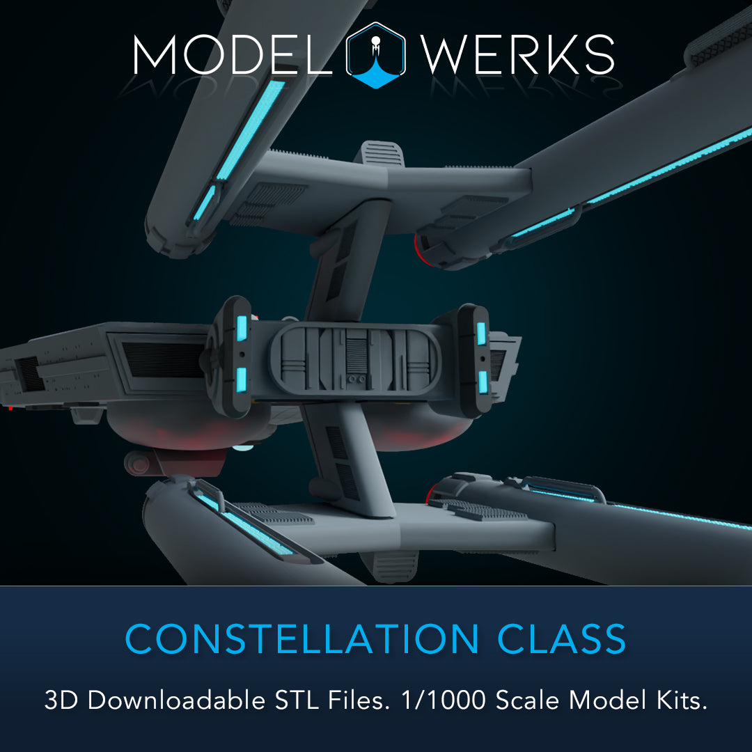 1/1000 Constellation Class STL File Download