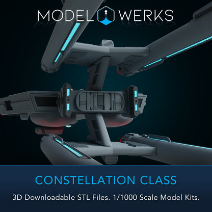 1/1000 Constellation Class STL File Download
