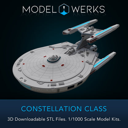 1/1000 Constellation Class STL File Download