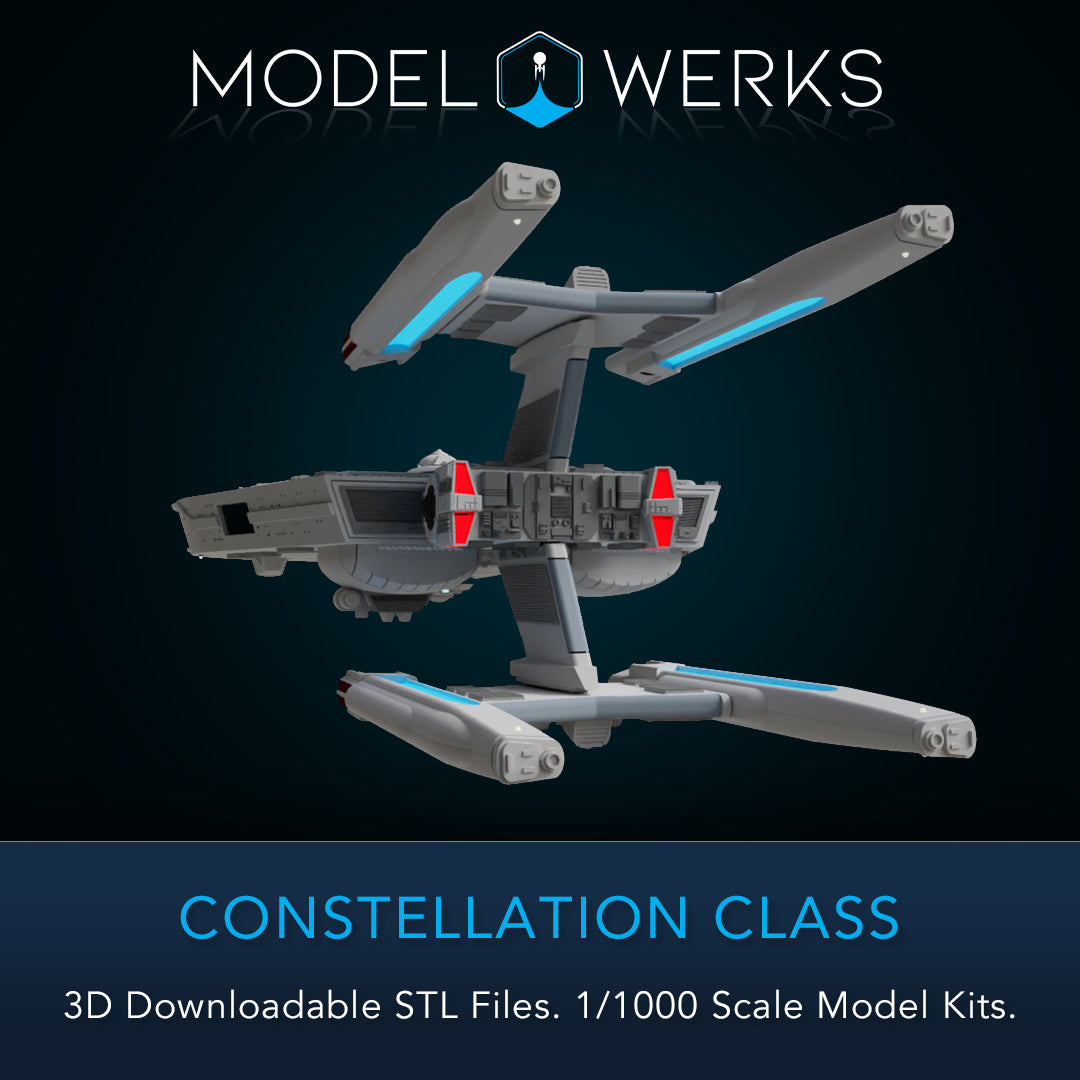 1/1000 Constellation Class STL File Download