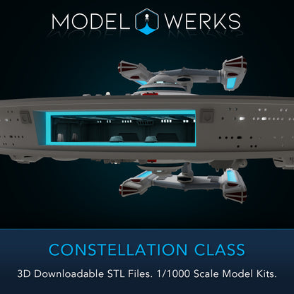 1/1000 Constellation Class STL File Download