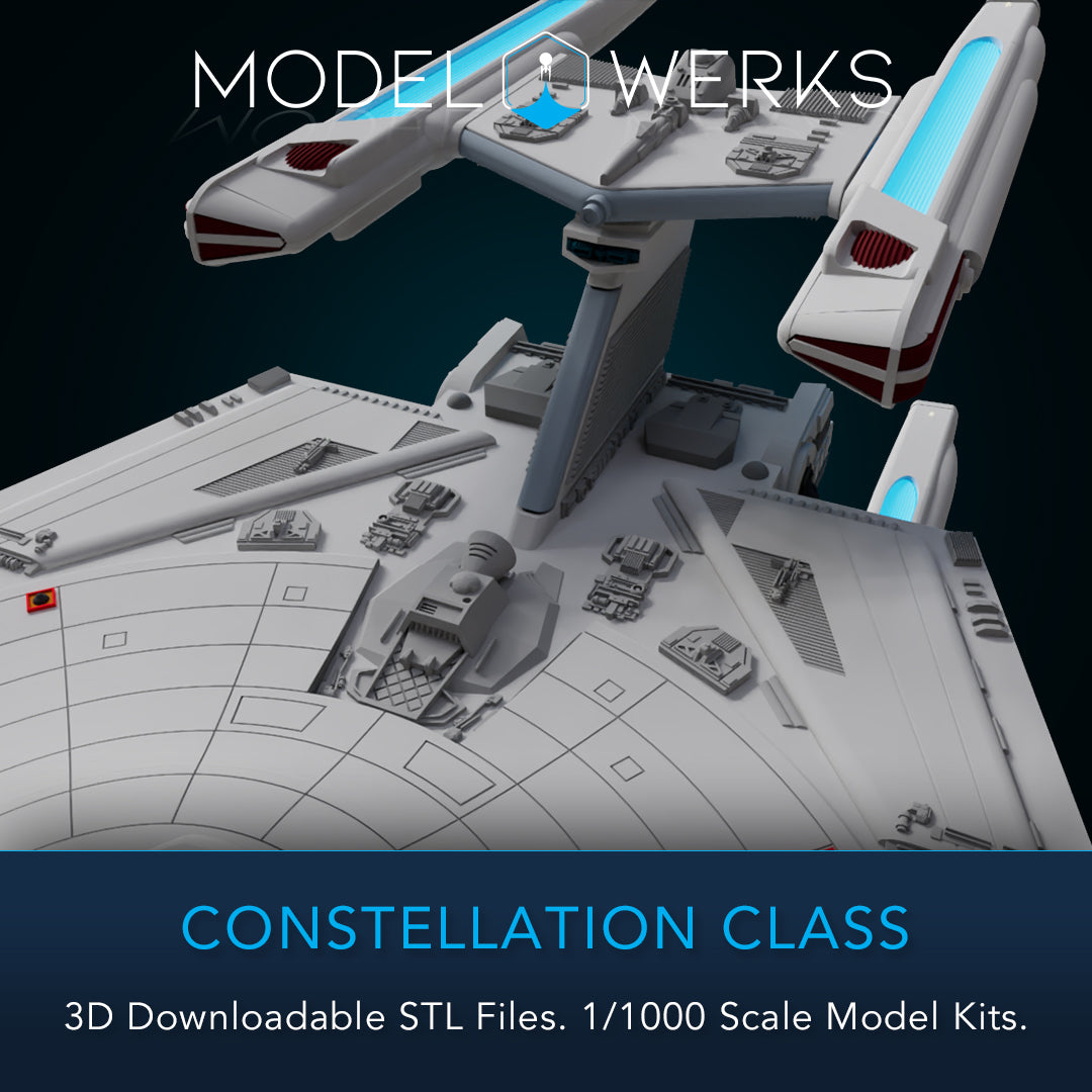 1/1000 Constellation Class STL File Download