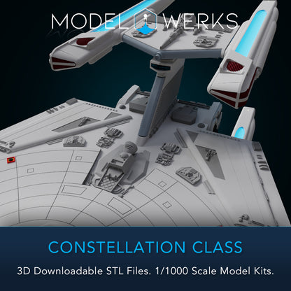 1/1000 Constellation Class STL File Download