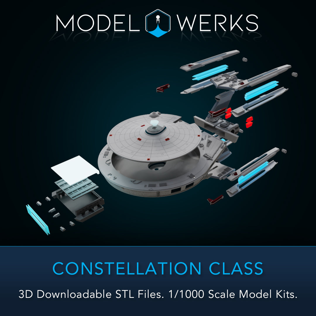 1/1000 Constellation Class STL File Download