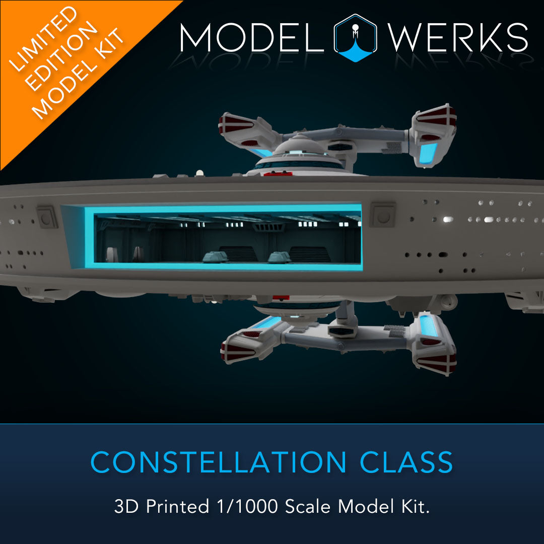 1/000 Constellation Class Physical 3D Printed Kit