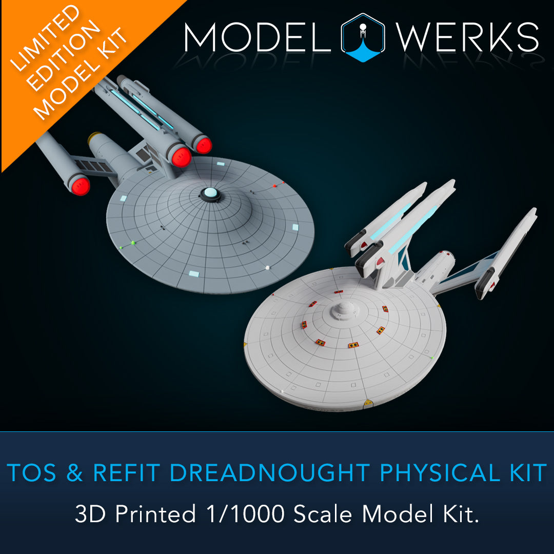 1/000 Dreadnought Class Physical 3D Printed Kit – modelwerkshop