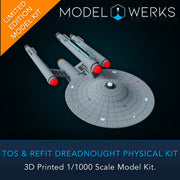 1/000 Dreadnought Class Physical 3D Printed Kit