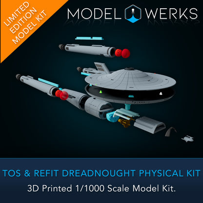 1/000 Dreadnought Class Physical 3D Printed Kit