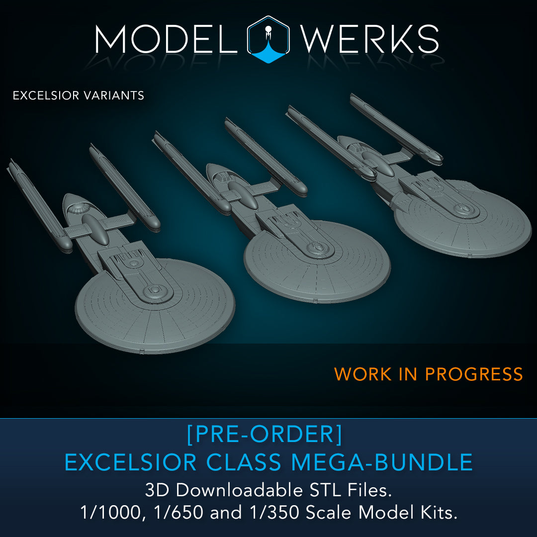 [PRE-ORDER] Excelsior Class 1/1000, 1/650, 1/350 Mega-Bundle