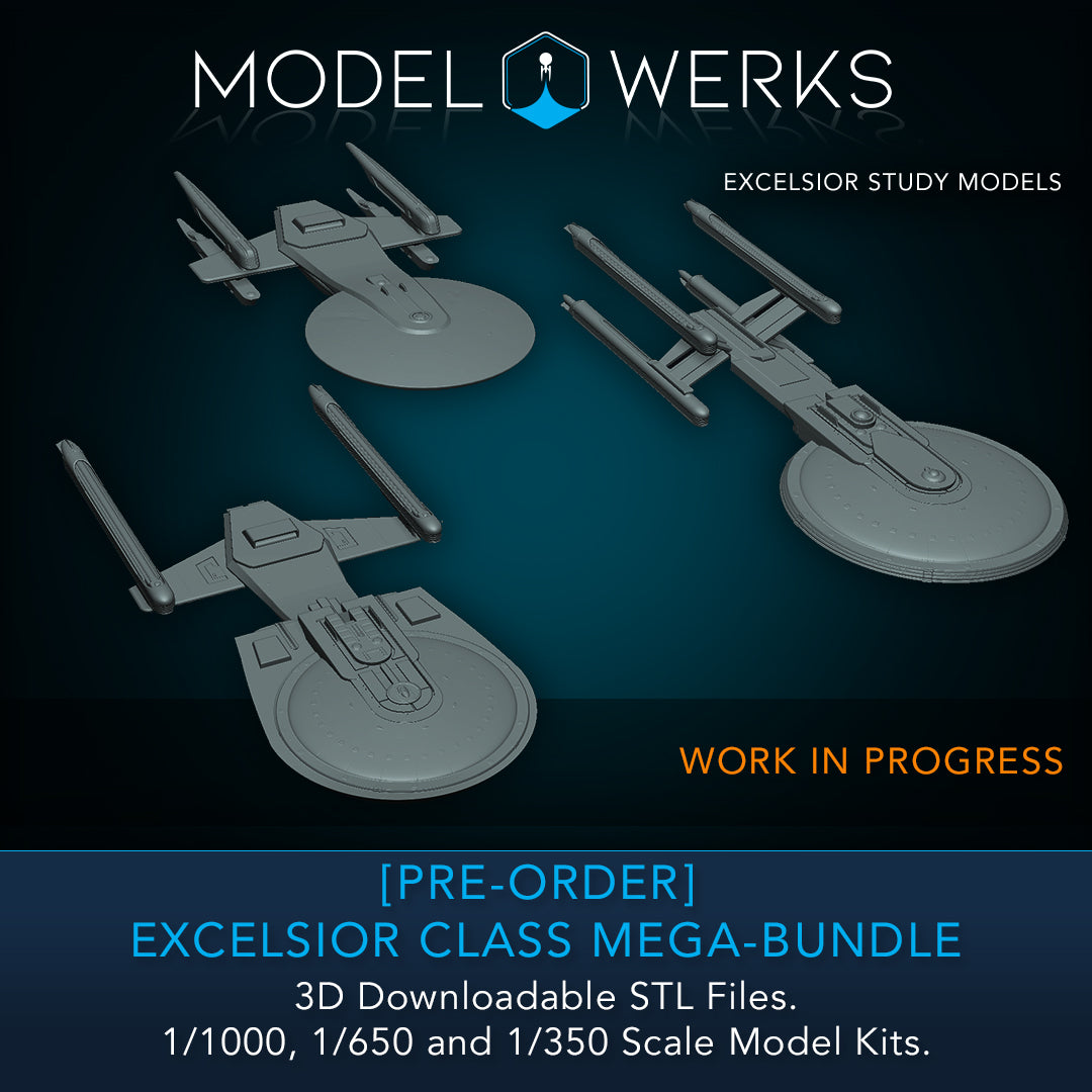 [PRE-ORDER] Excelsior Class 1/1000, 1/650, 1/350 Mega-Bundle