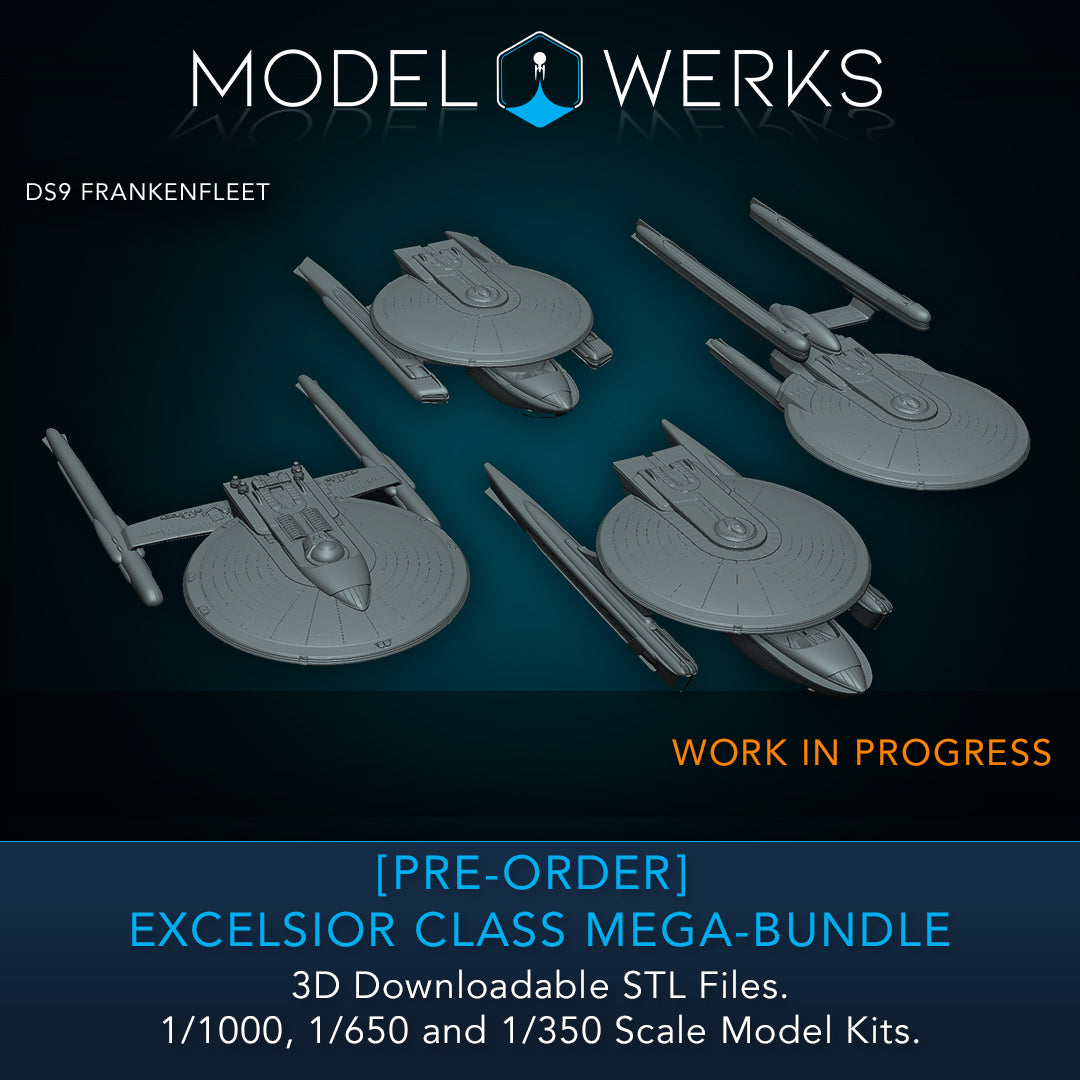 [PRE-ORDER] Excelsior Class 1/1000, 1/650, 1/350 Mega-Bundle