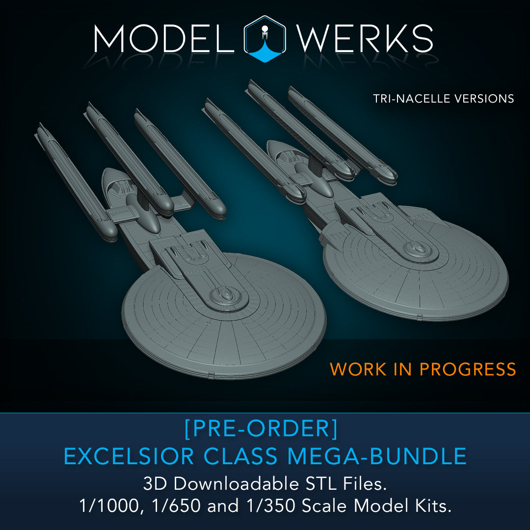 [PRE-ORDER] Excelsior Class 1/1000, 1/650, 1/350 Mega-Bundle