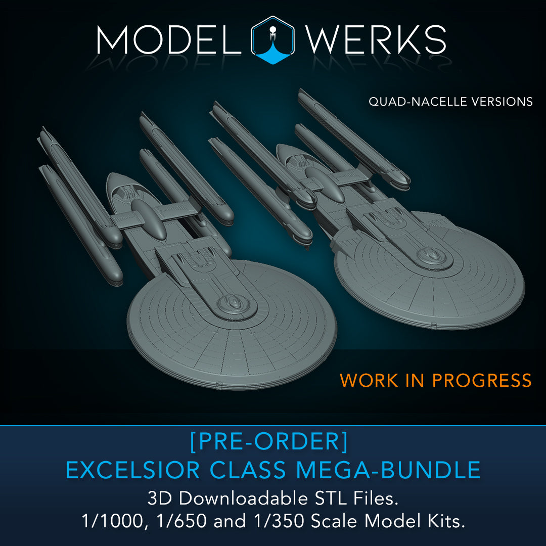 [PRE-ORDER] Excelsior Class 1/1000, 1/650, 1/350 Mega-Bundle