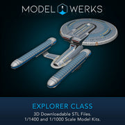 Explorer Class 1/1000 and 1/1400 Scale
