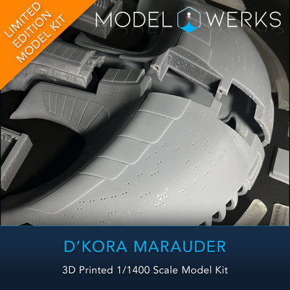 1/1400 D'Kora Marauder 3D Printed Model Kit