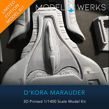 1/1400 D'Kora Marauder 3D Printed Model Kit