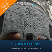 1/1400 D'Kora Marauder 3D Printed Model Kit