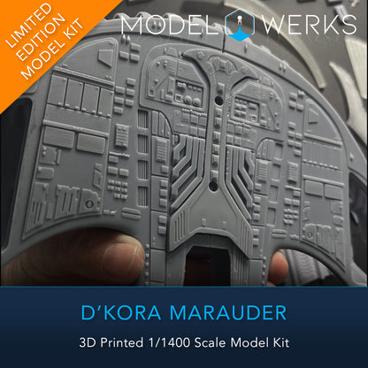 1/1400 D'Kora Marauder 3D Printed Model Kit