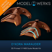 1/1400 D'Kora Marauder 3D Printed Model Kit