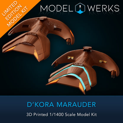 1/1400 D'Kora Marauder 3D Printed Model Kit