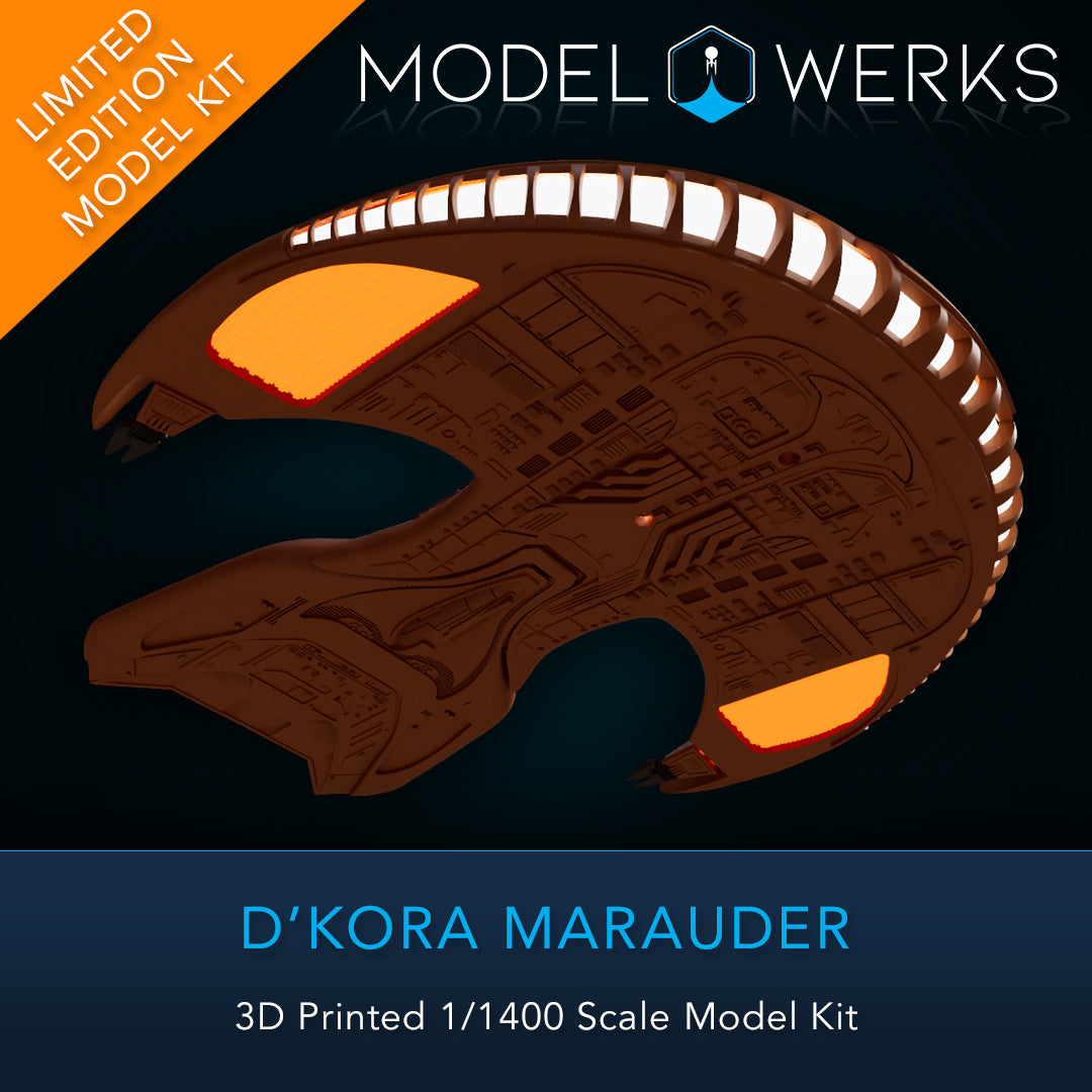 1/1400 D'Kora Marauder 3D Printed Model Kit