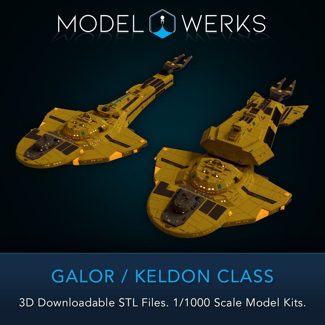 1/1000 Galor / Keldon Class STL File Download