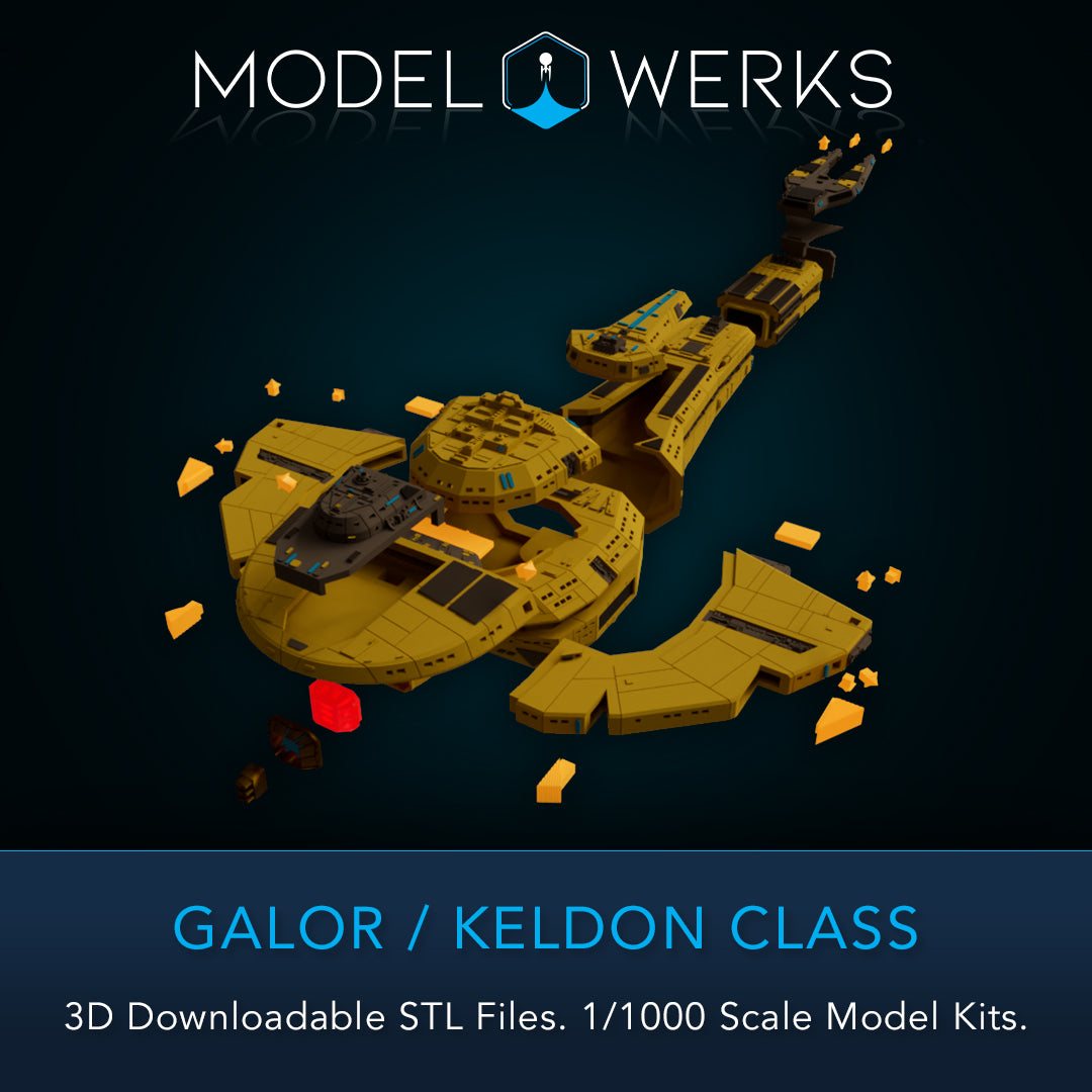 1/1000 Galor / Keldon Class STL File Download