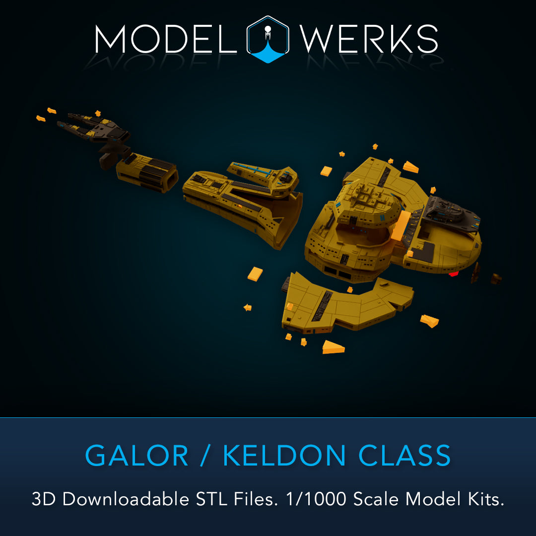 1/1000 Galor / Keldon Class STL File Download
