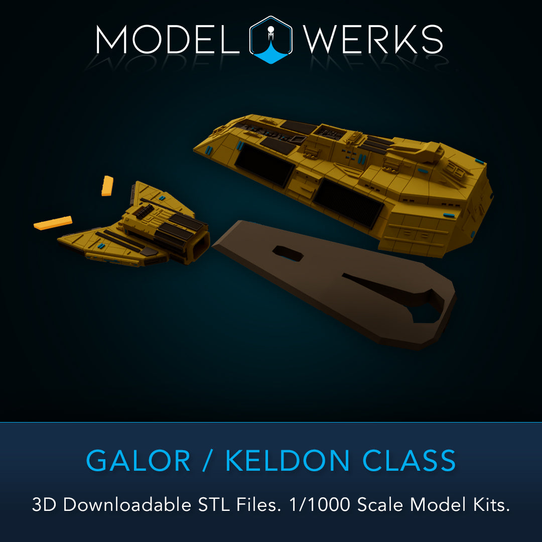 1/1000 Galor / Keldon Class STL File Download