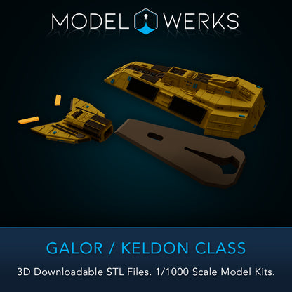 1/1000 Galor / Keldon Class STL File Download