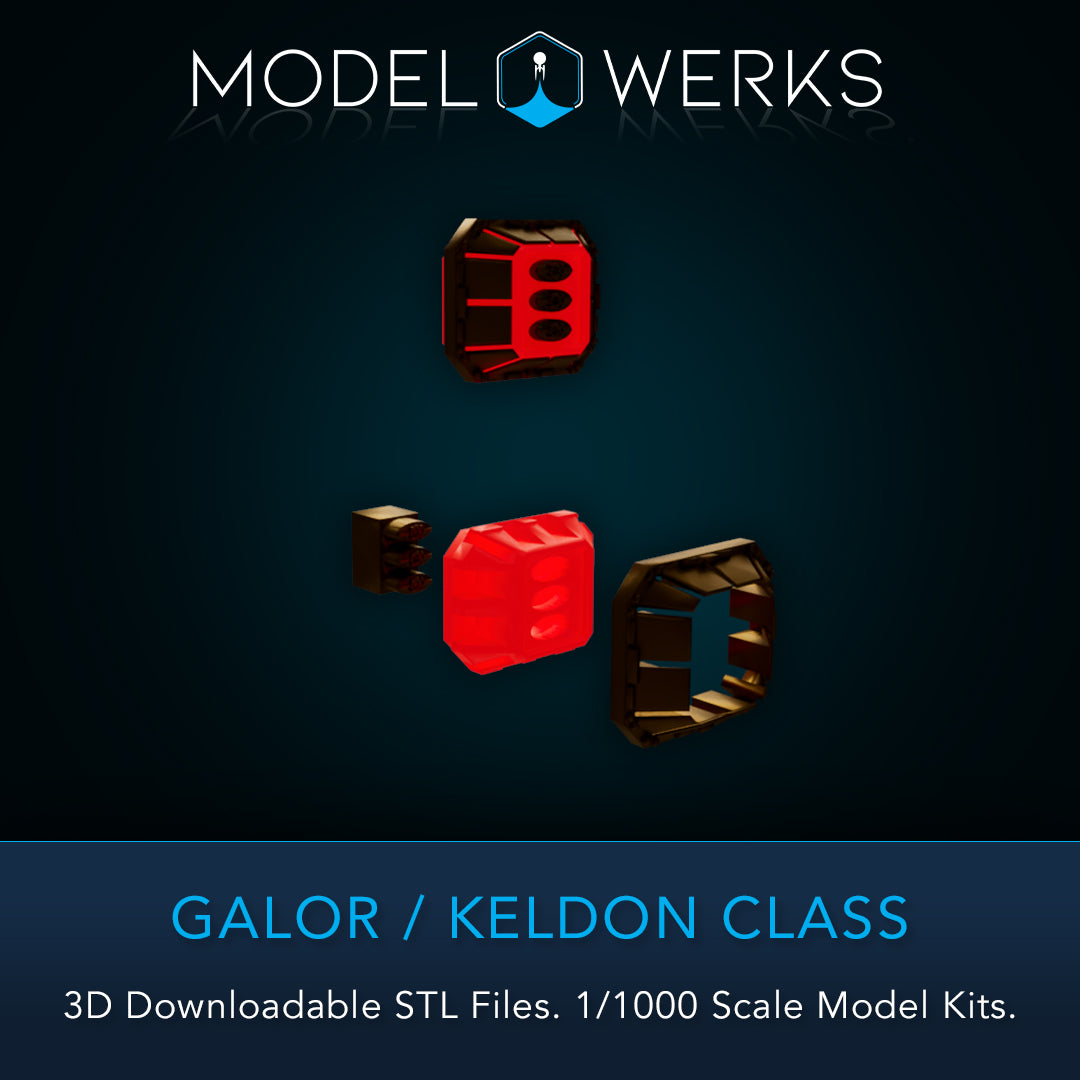 1/1000 Galor / Keldon Class STL File Download
