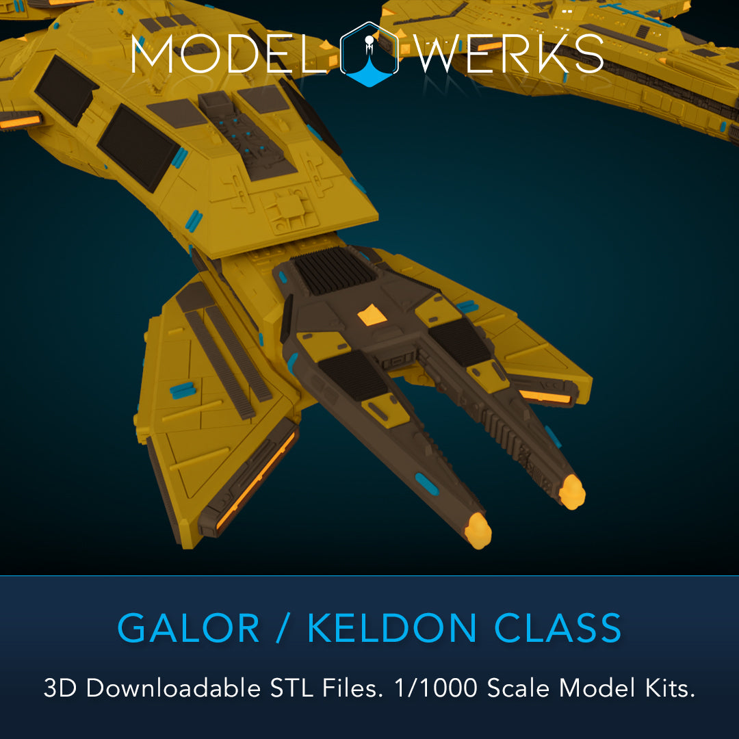 1/1000 Galor / Keldon Class STL File Download