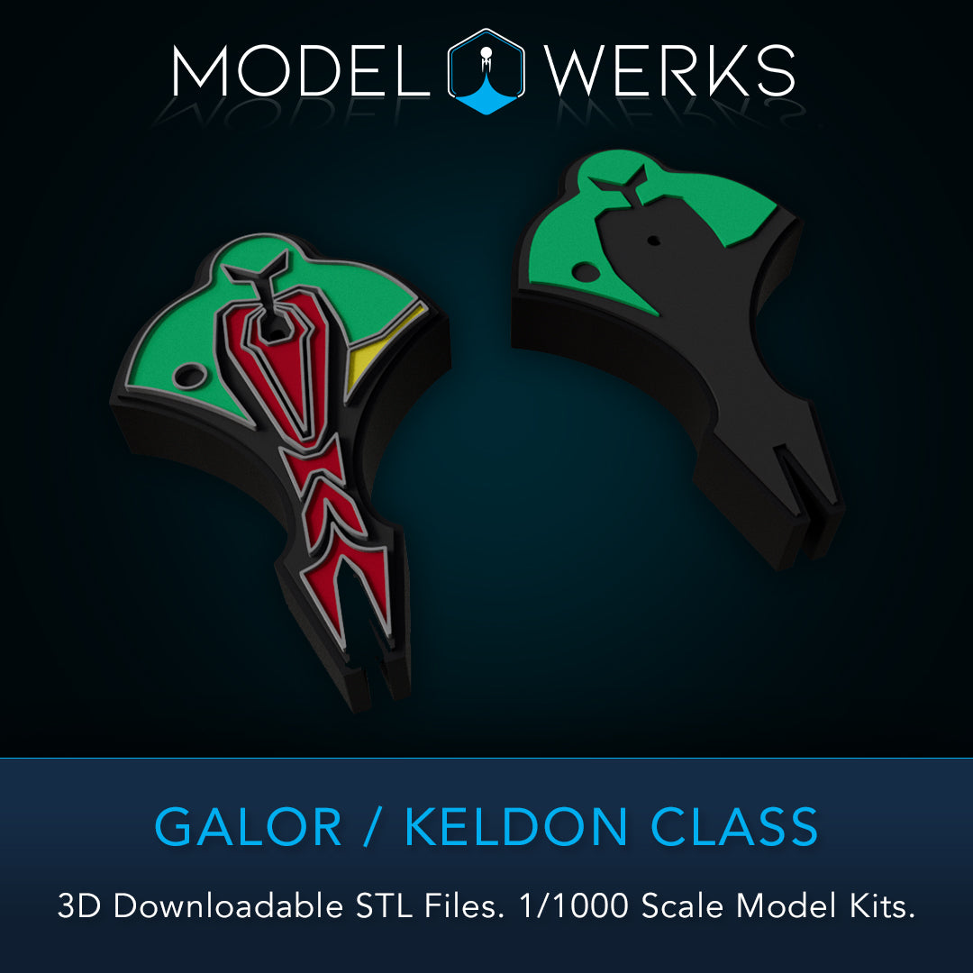 1/1000 Galor / Keldon Class STL File Download