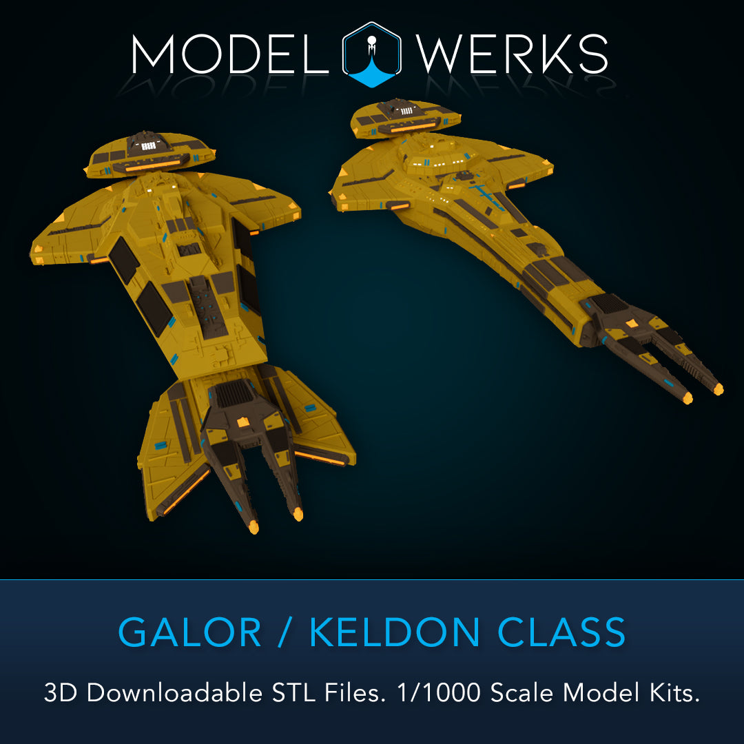 1/1000 Galor / Keldon Class STL File Download