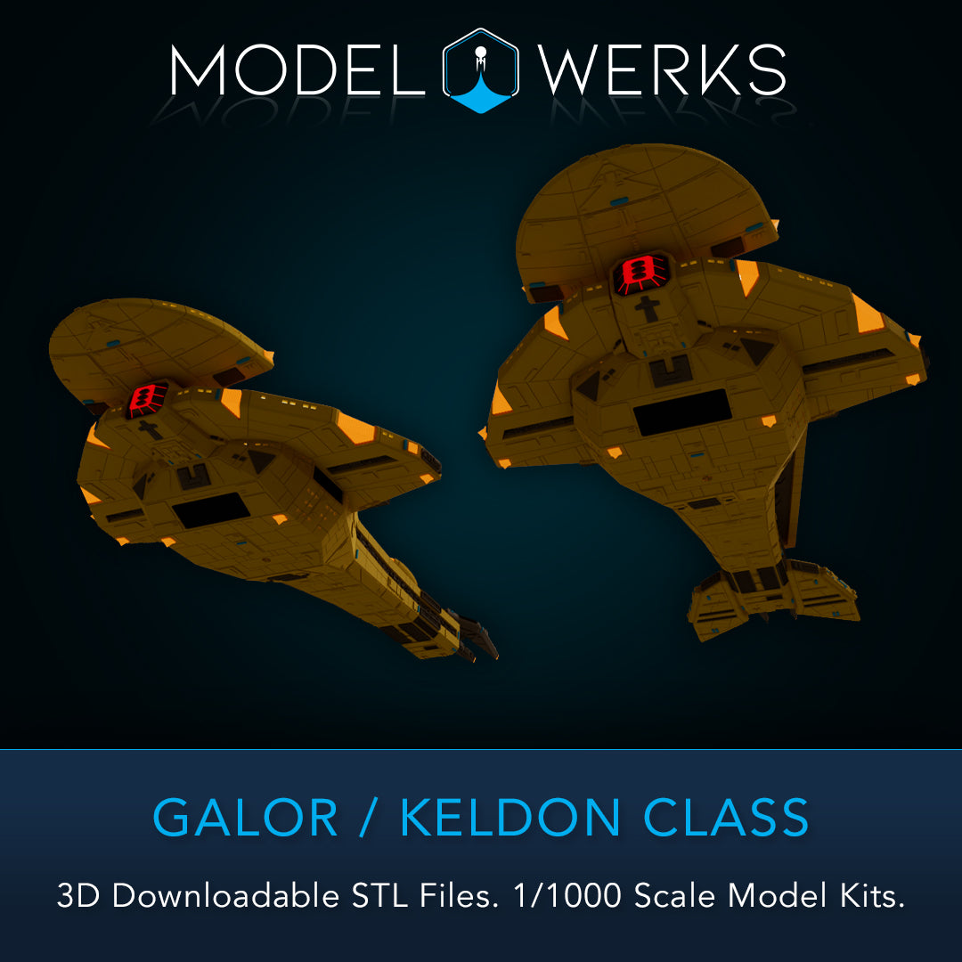1/1000 Galor / Keldon Class STL File Download
