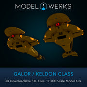 1/1000 Galor / Keldon Class STL File Download