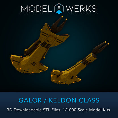 1/1000 Galor / Keldon Class STL File Download