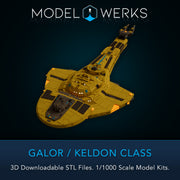 1/1000 Galor / Keldon Class STL File Download