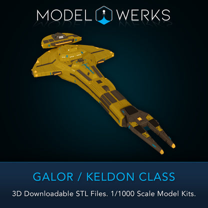 1/1000 Galor / Keldon Class STL File Download